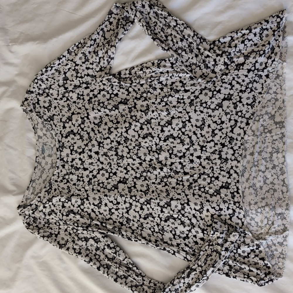 Old Navy asymmetrical long sleeve tee